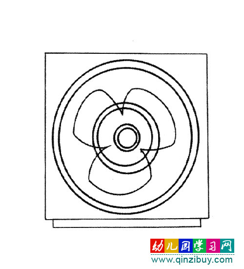 排风扇(简笔画)